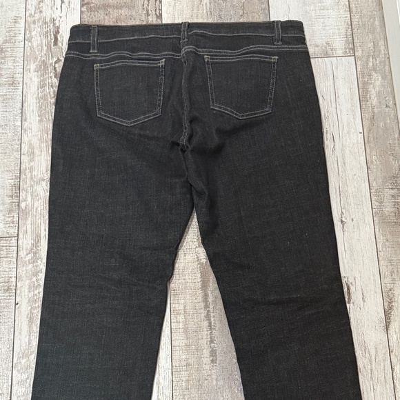 EILEEN FISHER 12 PETITE BLACK JEANS - Picture 3 of 6